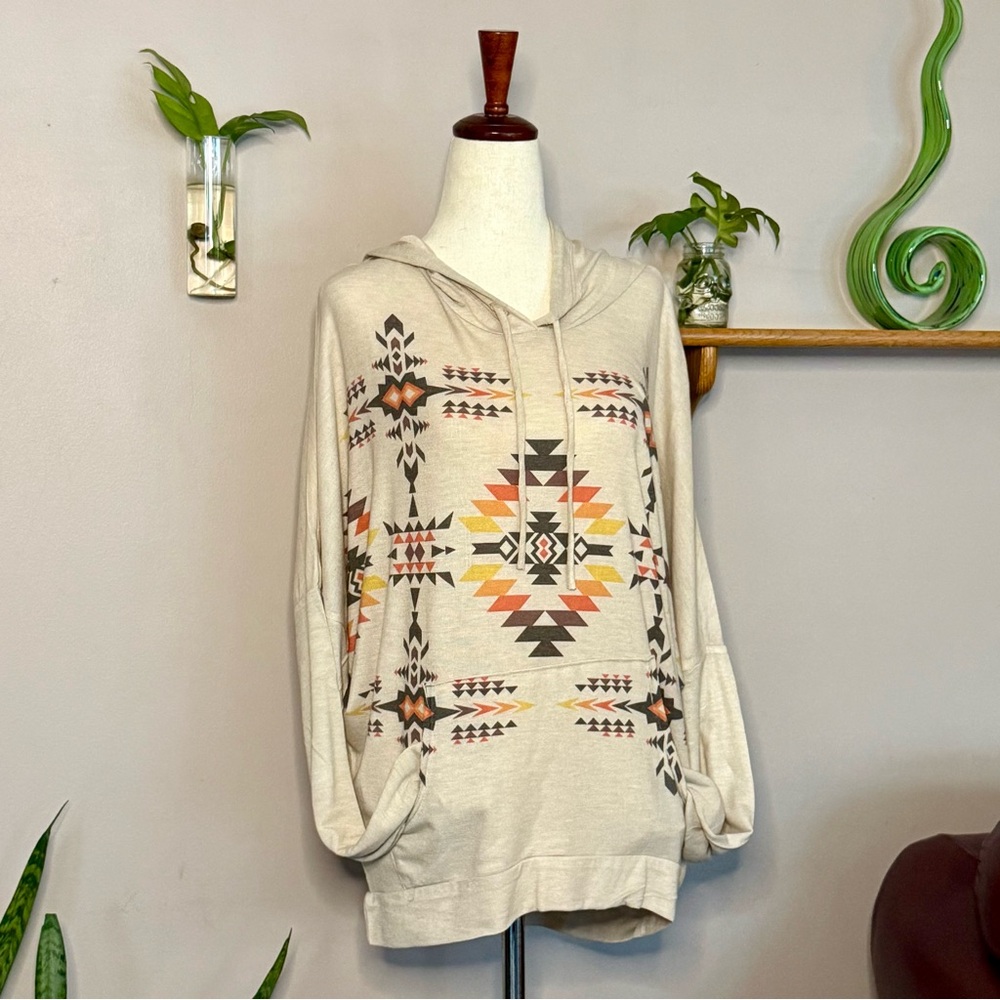 Phil Love Super Soft Hooded Sweater Blouse – Women’s Size Small - Picture 3 of 7